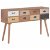 Table console de 120 cm de large fabriquée en bois aggloméré et pieds en bois de pin VidaXL