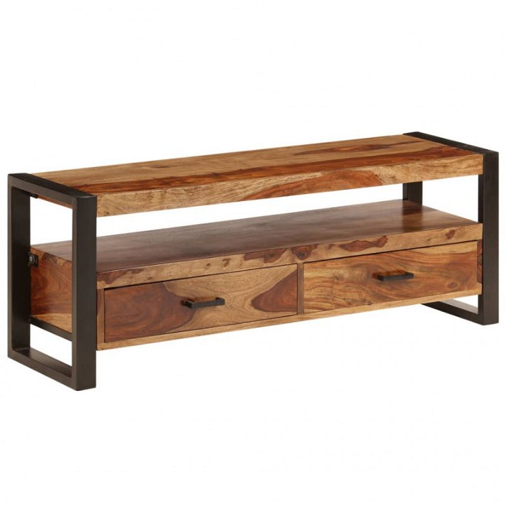 Mesa para TV en madera maciza de sheesham 120x45 cm Vida XL