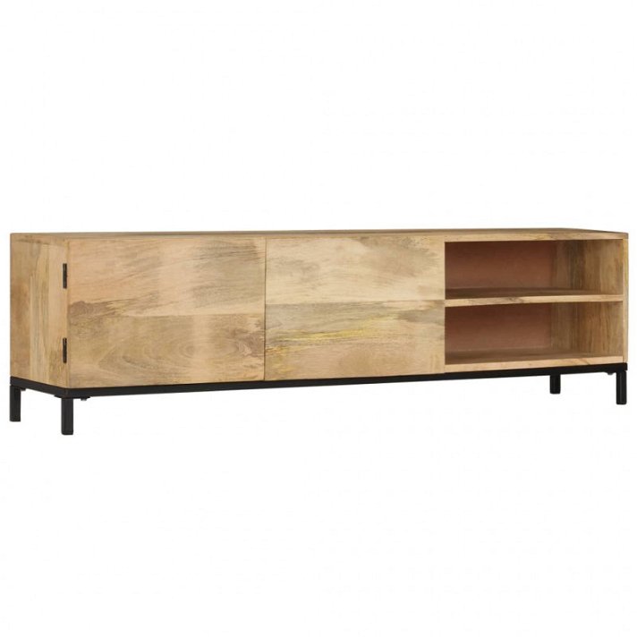 Mueble para TV 145x30x41cm madera maciza de mango Vida XL