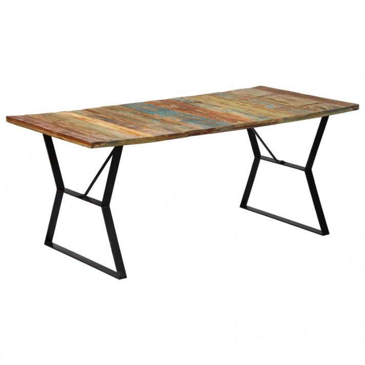 Tavolo in legno riciclato 180x76x90 cm Vida XL