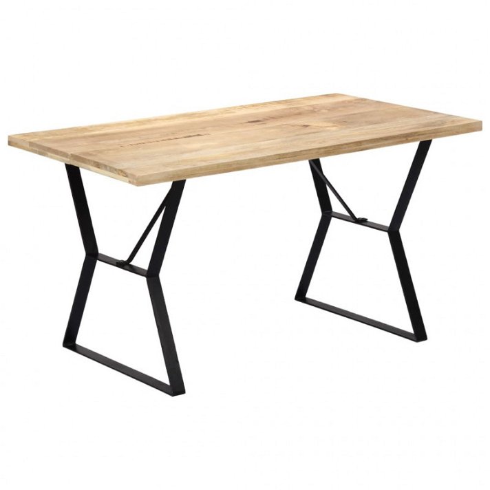 Tavolo in legno di mango 140x80x76 cm Vida XL