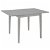 Tavolo in legno allungabile grigio Vida XL
