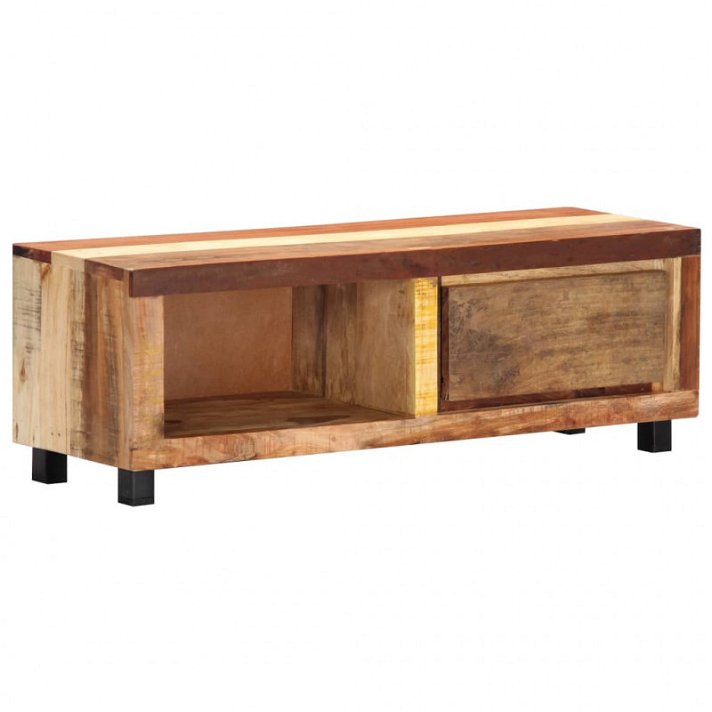 Mueble para TV en madera maciza reciclada 100x33cm Vida XL