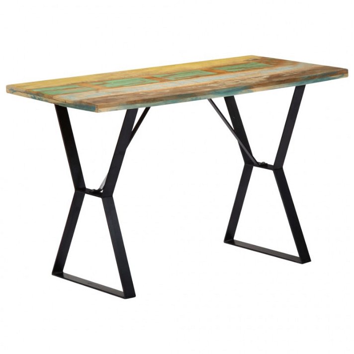 Tavolo in legno riciclato 120x76x60 cm Vida XL