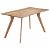 Tavolo in legno di acacia 140x76x80 Vida XL