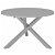 Tavolo per sala da pranzo con gambe a croce in legno e piano in MDF di 120x75 cm grigio Vida XL