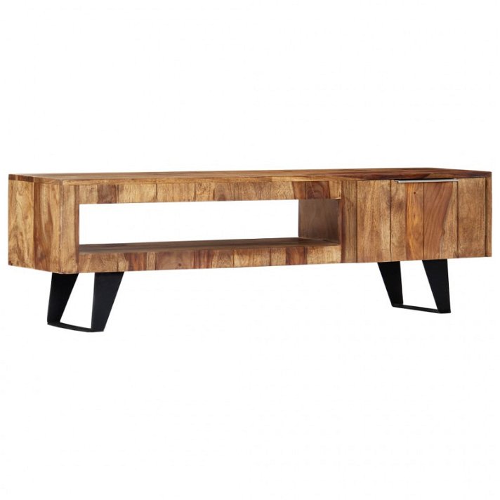 Mueble para TV 140x30x40cm madera maciza de sheesham Vida XL