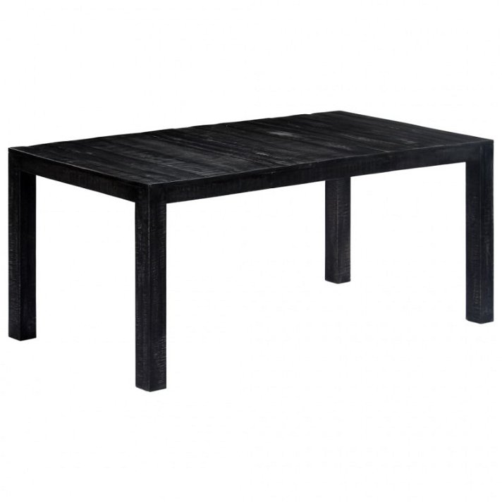 Tavolo in mango nero 180x90x76 cm Vida XL