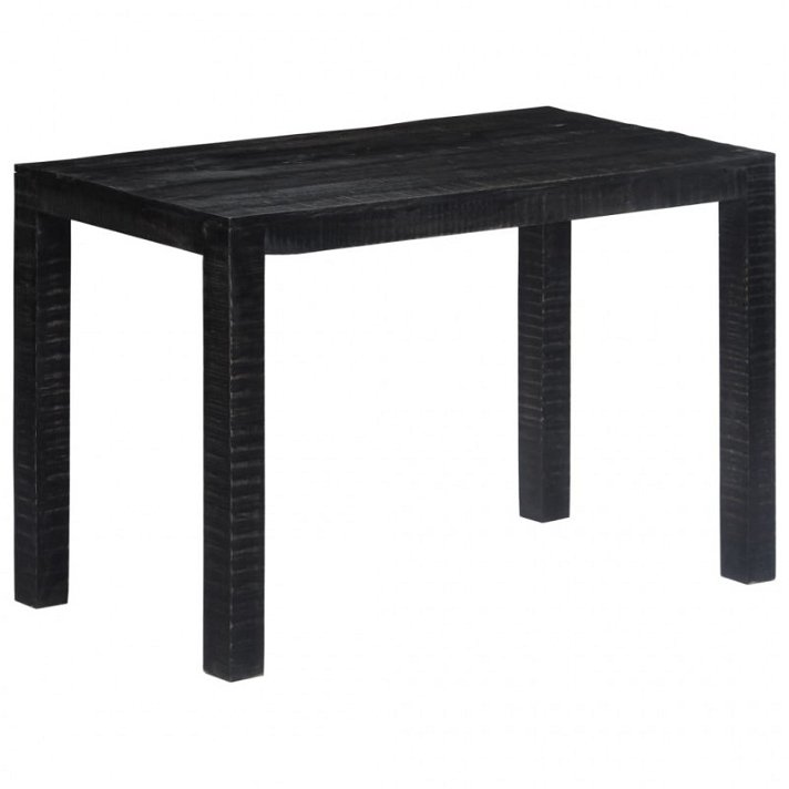 Tavolo in mango nero 118x76x60 cm Vida XL