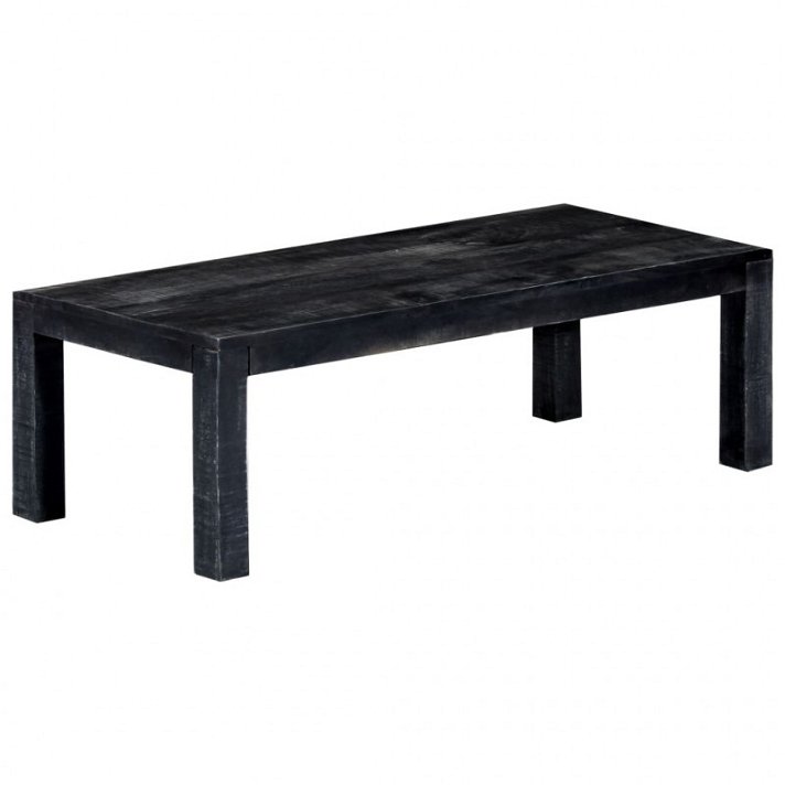 Tavolino classico rettangolare colore nero Vida XL