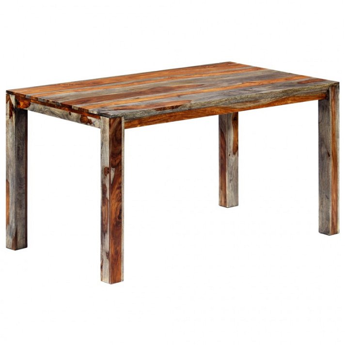 Table en bois de sheesham 140x76x70cm Vida XL