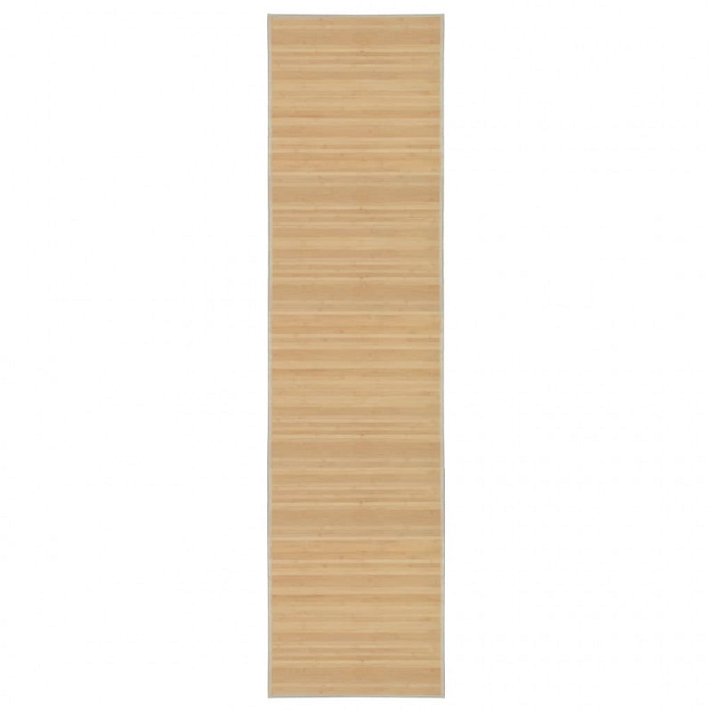Tappeto in bambù 80x300 cm naturale Vida XL