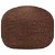 Taburete tipo puf redondo de tejido de yute Ø 40x45 cm marrón relleno de gomaespuma Vida XL