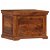 Mueble zapatero fabricado en madera maciza de acacia 60 cm color madera natural Vida XL
