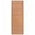 Esteira de ioga 60x180cm feita de polipropileno de bambu e PVC castanho Vida XL