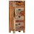 Cassettiera di legno di sheesham 40x100 cm marrone Vida XL