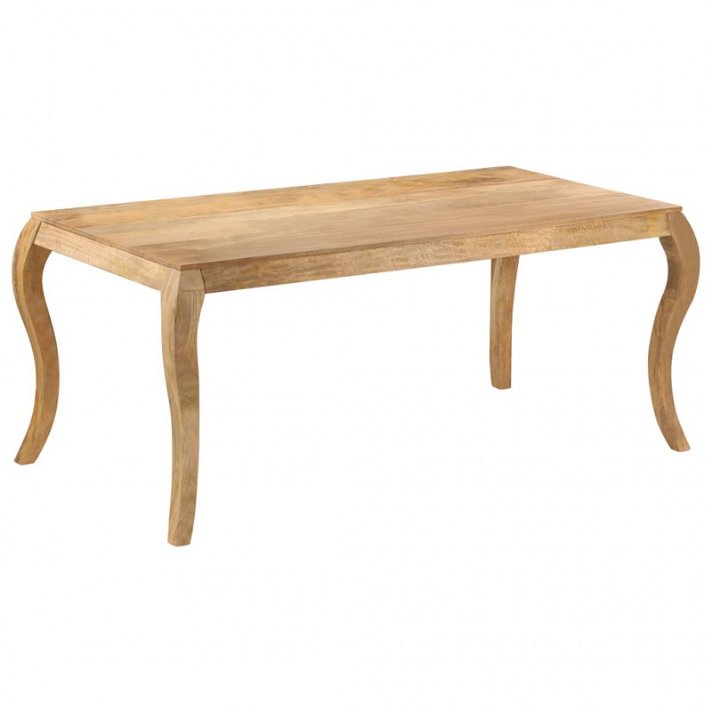 Mesa de comedor de madera maciza de mango Vida XL