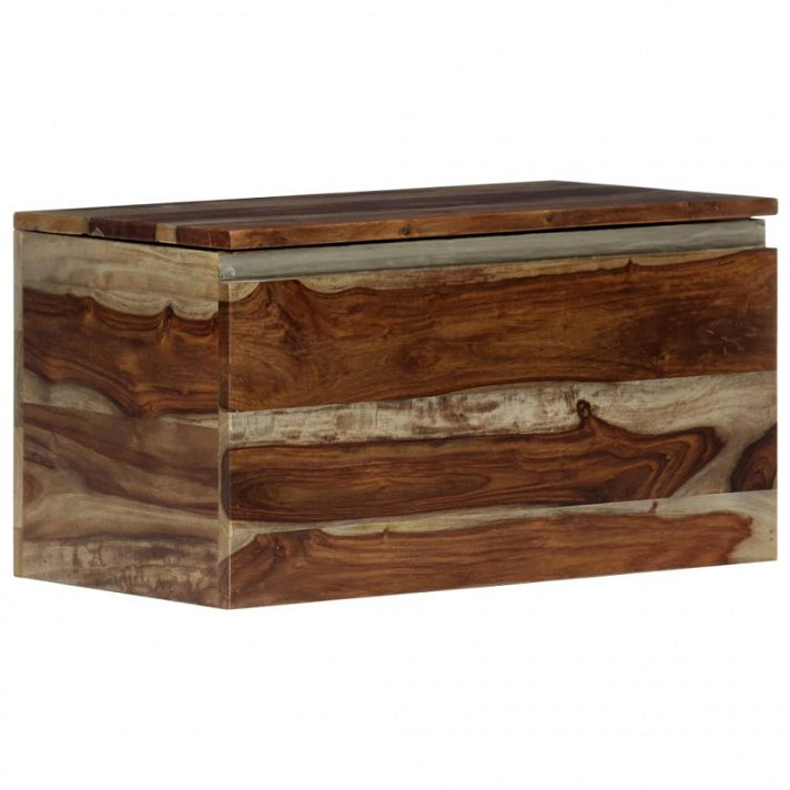 Baúl de madera maciza de sheesham rústico 57x30 cm Vida XL