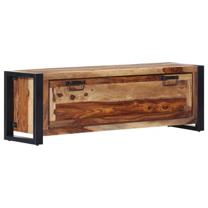 Mueble zapatero de madera maciza sheesham 120x35x40cm Vida XL