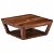 Mesa de centro cuadrada fabricada en madera maciza de sheesham de 70x28x70 cm Vida XL