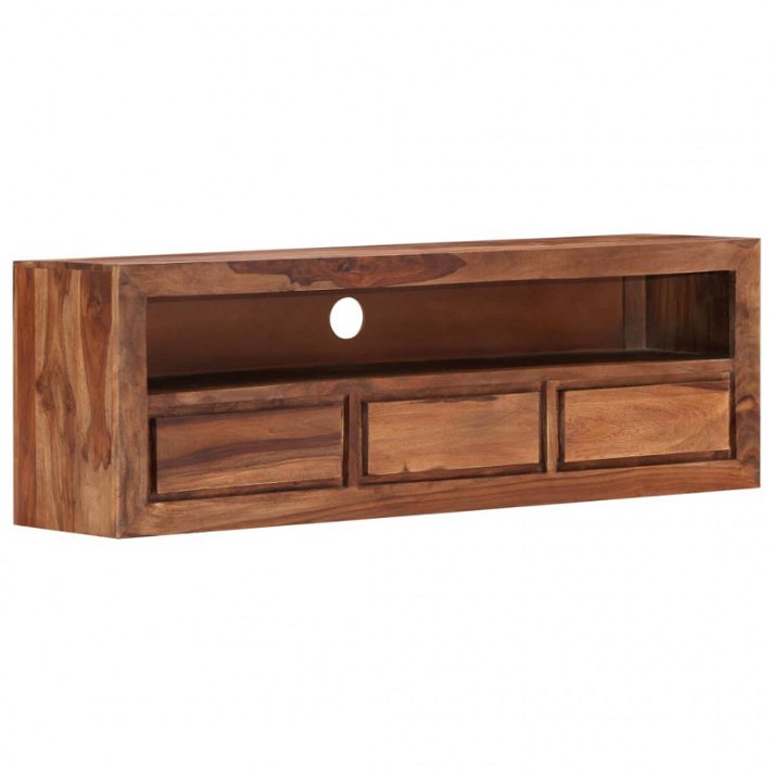 Mueble para TV 120x30x40cm madera maciza de sheesham Vida XL