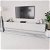 Dos muebles para TV de MDF aglomerado color blanco brillante y mate de 120 cm de ancho Vida XL