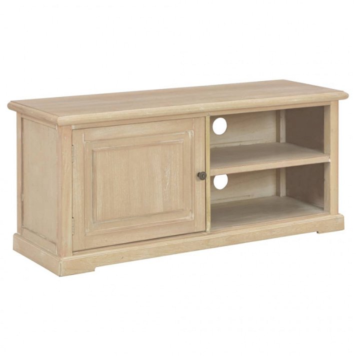 Mueble para TV de 90 cm fabricado en madera maciza con amplio espacio de almacenamiento Vida XL