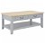 Table basse en bois de couleur gris et naturel Vida XL