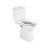 WC complet avec ouverture frontale de 67 cm fabriqué en porcelaine de couleur blanche Access ROCA