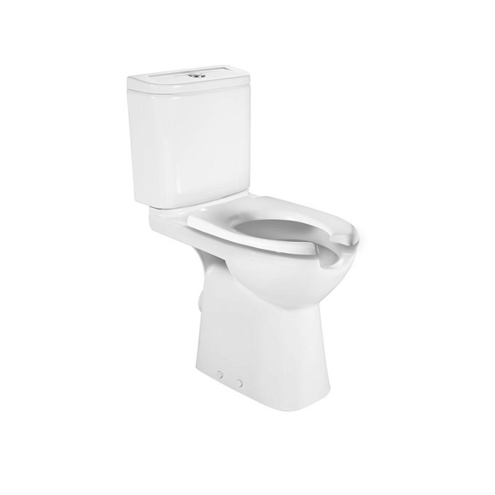 WC complet avec ouverture frontale de 67 cm fabriqué en porcelaine de couleur blanche Access ROCA
