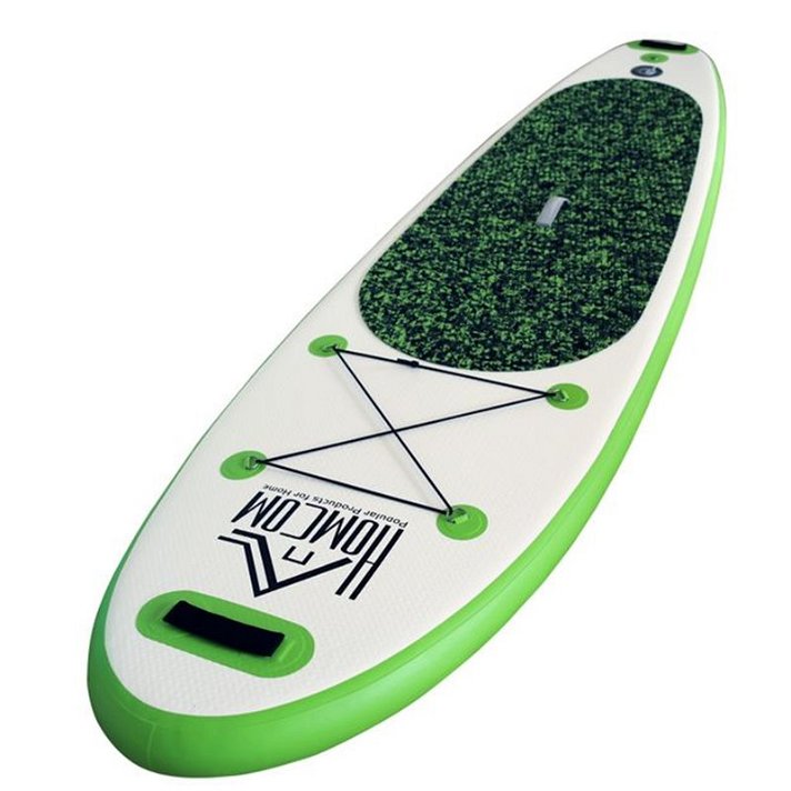 Tabla Paddle Surf verde hinchable con remo HomCom