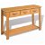 Table console au style basique en bois de chêne revêtu de MDF et de 118x35x77 cm VidaXL