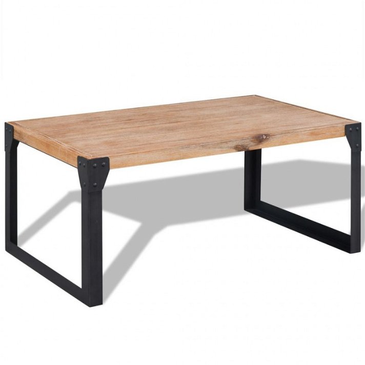 Mesa complementaria de madera de acacia Vida XL