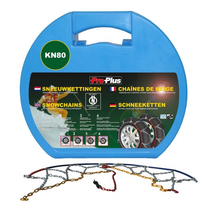 Kit de correntes para pneus de neve KN80 ProPlus