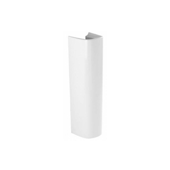 Colonna per lavabo da 19 cm realizzata in porcellana con finitura bianca LOOK Unisan