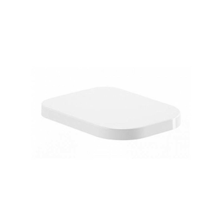 Tapa para inodoro fabricada con duroplast y de acabado en color blanco LOOK Unisan