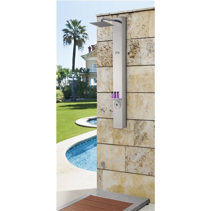 Oasis Star Urban outdoor shower column with motion sensor