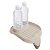 Portavasos doble de montaje sencillo para spa o hidromasaje de color crema Purespa Intex