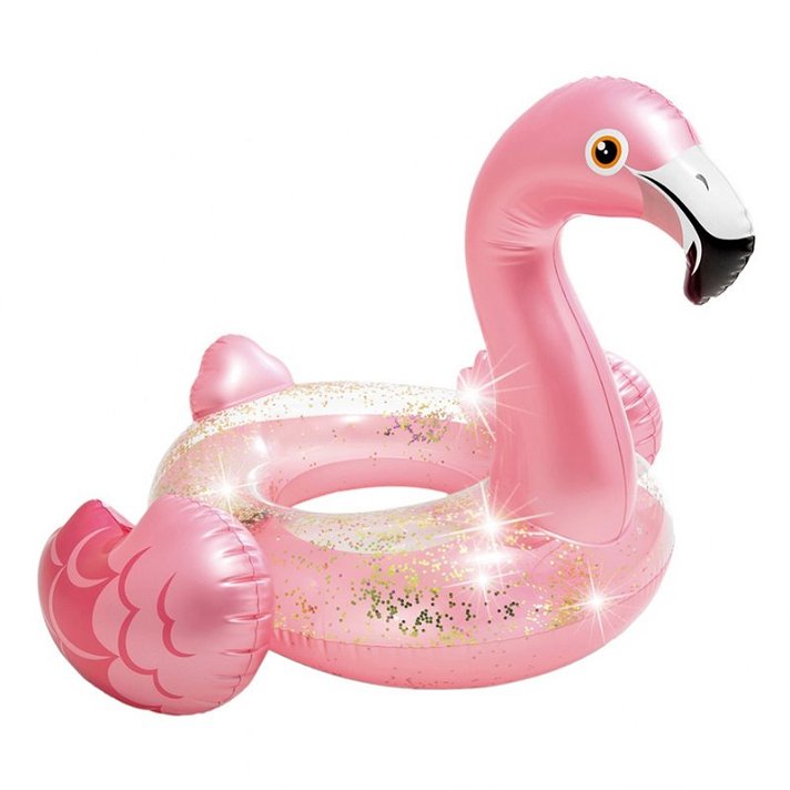 Flamingo purpurina insuflável Intex
