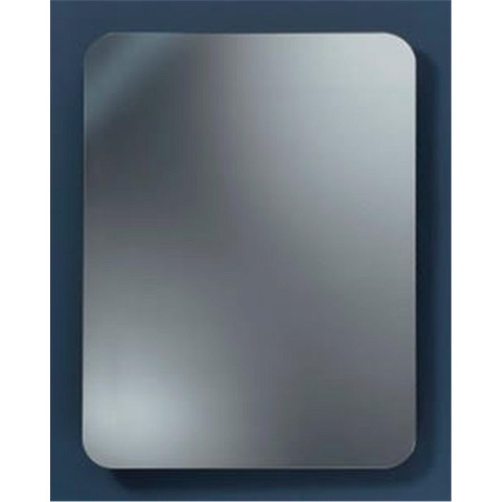 Miroir lisse avec bords arrondis et polis de 4 mm d'épaisseur et dimensions au choix Lisa BathDecor