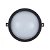 Plafón LED 12 W con diseño circular y fabricado en policarbonato de color negro Hublot Moonled