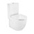 Roca Meridian white porcelain close-coupled toilet with washdown flush 37cm