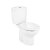Roca Victoria close-coupled toilet with vertical outlet and dual flush cistern