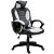 Cadeira de escritório com 6 pontos de massagem e aquecedor de cor branco e preta Homcom