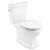 WC-Komplett-Set 67 cm mit Rimless Technologie gefertigt aus Porzellan in Weiß Carmen von Roca