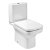 Roca Dama white porcelain close-coupled toilet with compact cistern