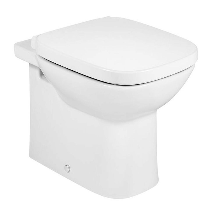 WC réservoir haut de 35,5 cm fabriqué en porcelaine de couleur blanche Debba Roca