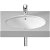 Vasque à encastrer sous plan de 62 cm en porcelaine blanche Grand Berna Roca