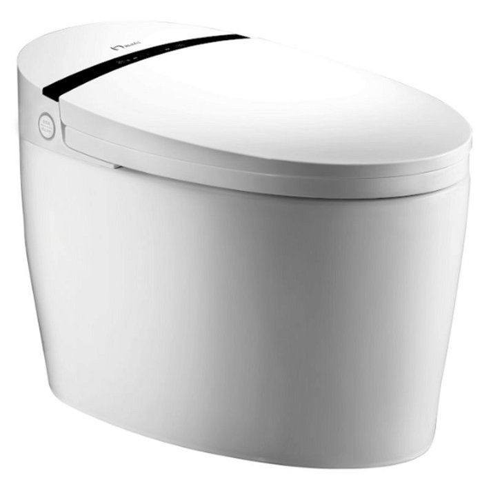 WC intelligente giapponese con pannello di controllo nella tazza Aldara New Nashi
