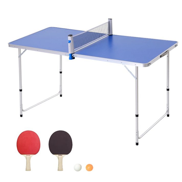 Mesa de ping pong plegable 160x80cm Outsunny